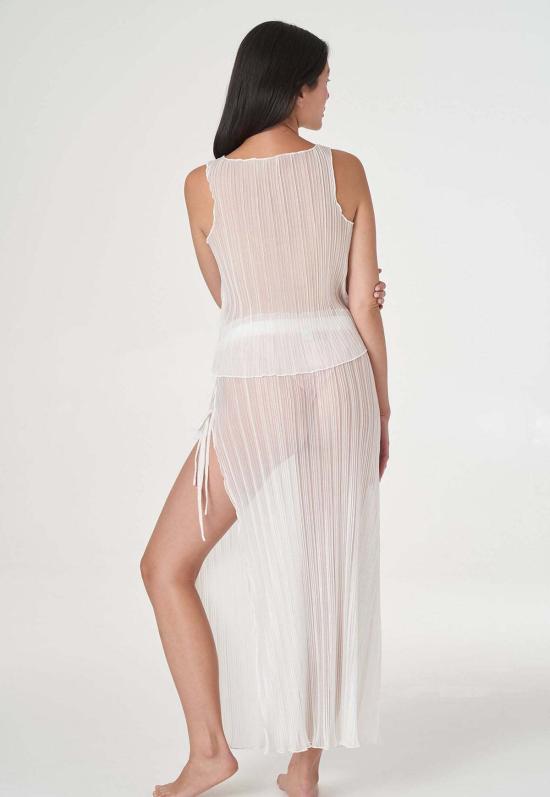  파이드 미 나우 민소매 티셔츠 지금 찾아보세요 플리티드 라이트 루렉스 보트넥 탱크탑 - FIND ME NOW