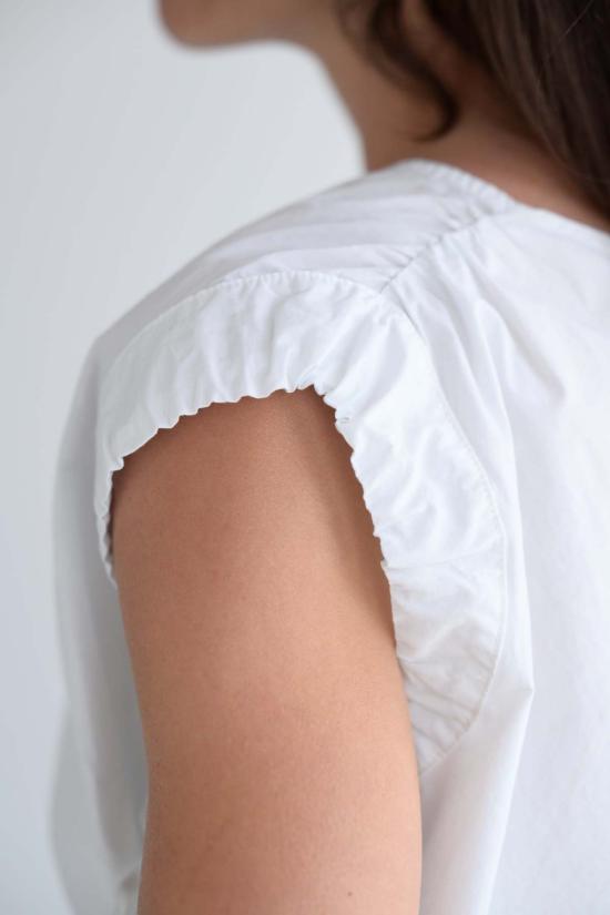  Manuelle Guibal 블라우스 마누엘 기발 뎁 프루 프루 탑 애쉬 - OTHER BRANDS