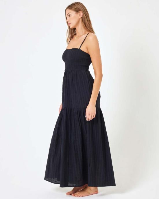  엘스페이스 롱 원피스 LSpace 마요르카 드레스 블랙 - L SPACE