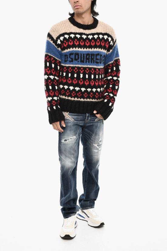  디스퀘어드2 스웨터 S71HA1215 S18350 961 Multicolor - DSQUARED2