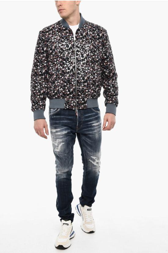  디스퀘어드2 봄버 자켓 S74AM1471 S78521 002F Multicolor - DSQUARED2