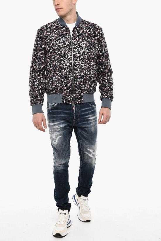  디스퀘어드2 봄버 자켓 S74AM1471 S78521 002F Multicolor - DSQUARED2