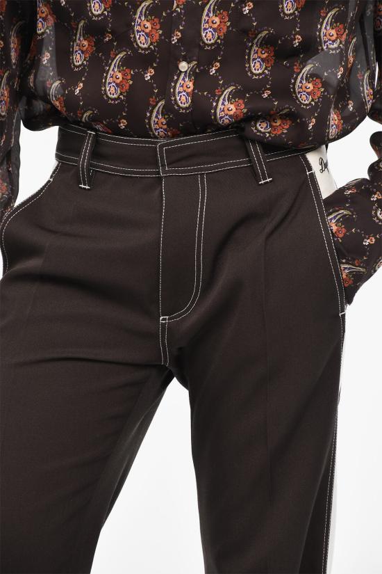  디스퀘어드2 스트레이트 팬츠 S71KB0589 S76498 143 Bianco Marrone - DSQUARED2
