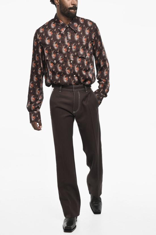  디스퀘어드2 스트레이트 팬츠 S71KB0589 S76498 143 Bianco Marrone - DSQUARED2