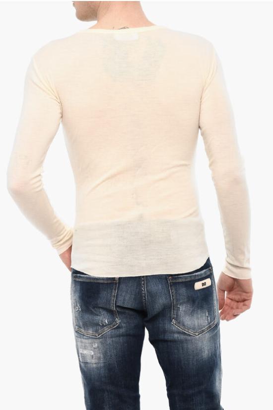  디스퀘어드2 긴팔 티셔츠 S71GD1236 S22620 101 Beige - DSQUARED2