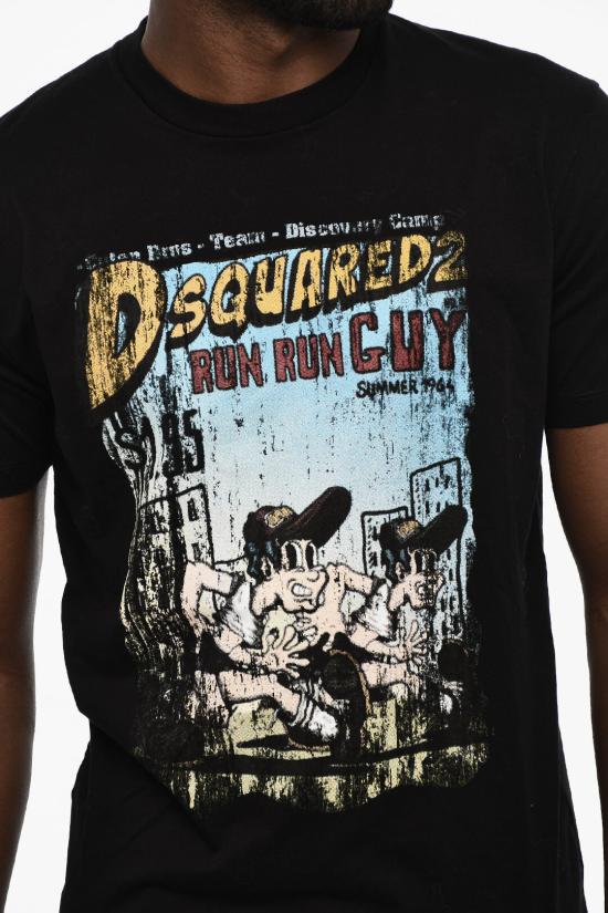  디스퀘어드2 반팔 티셔츠 S74GD1226 S23009 900 Black - DSQUARED2