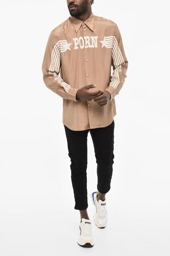  디스퀘어드2 긴팔 셔츠 S71DM0698 S47223 131 Beige - DSQUARED2