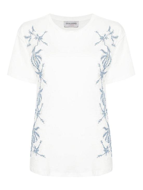 24FW 에르마노 설비노 반팔 티셔츠 D44EL028EE7EE7MF059 Multicolour