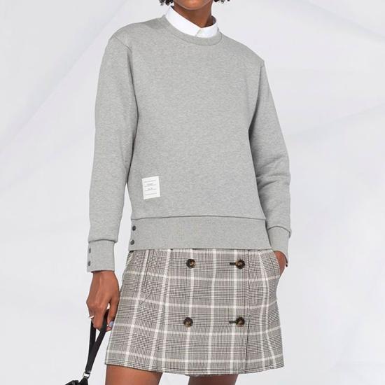 25FW 톰브라운 긴팔 티셔츠 FJT070A03377 055 GREY - THOM BROWNE