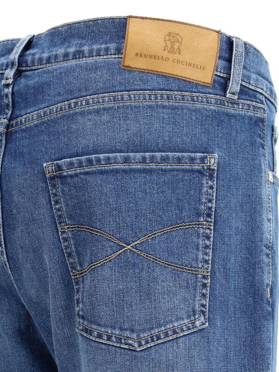 25SS 브루넬로 쿠치넬리 데님 팬츠 M283PO1090 C1471 BLUE - BRUNELLO CUCINELLI