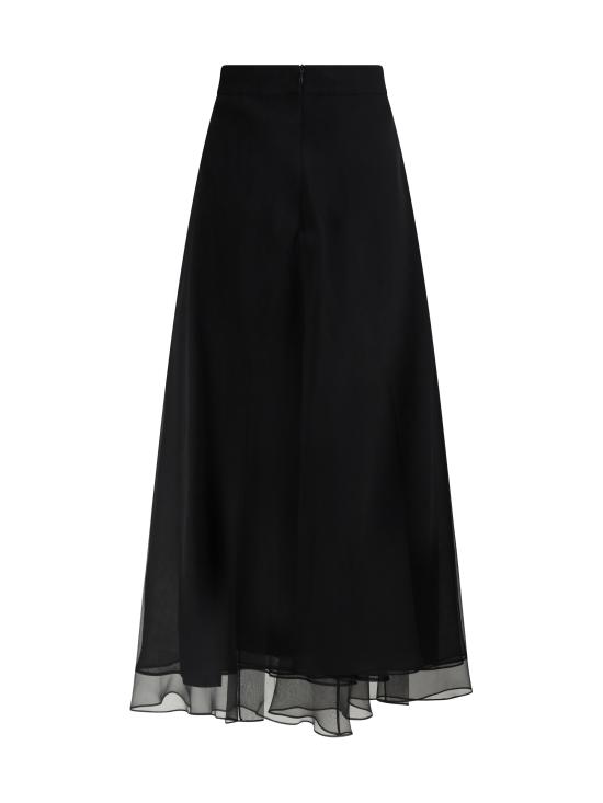 25SS 브루넬로 쿠치넬리 스커트 MF940G3810 C101 BLACK - BRUNELLO CUCINELLI