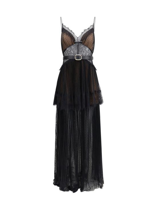 25SS 셀프 포트레이트 원피스 SS25057XB BLACK