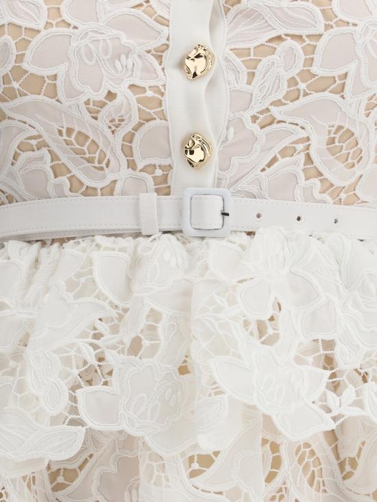 25SS 셀프 포트레이트 원피스 SS25113SC WHITE - SELF PORTRAIT