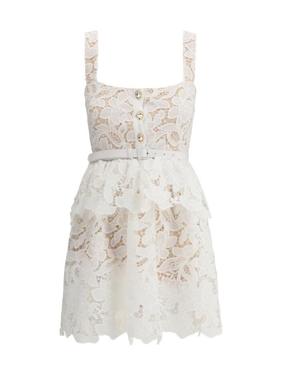 25SS 셀프 포트레이트 원피스 SS25113SC WHITE