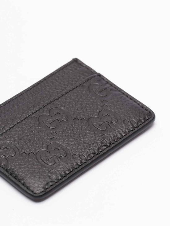  구찌 GG 엠블럼 카드 케이스 815883AAEEM1000 Black - GUCCI