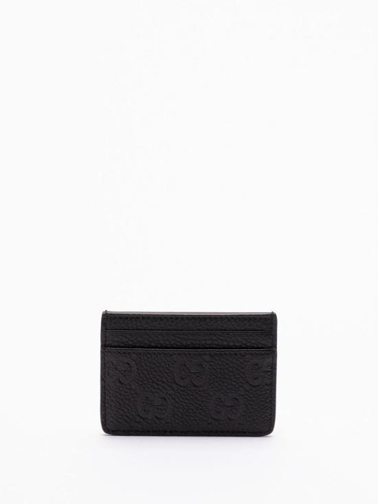  구찌 GG 엠블럼 카드 케이스 815883AAEEM1000 Black - GUCCI