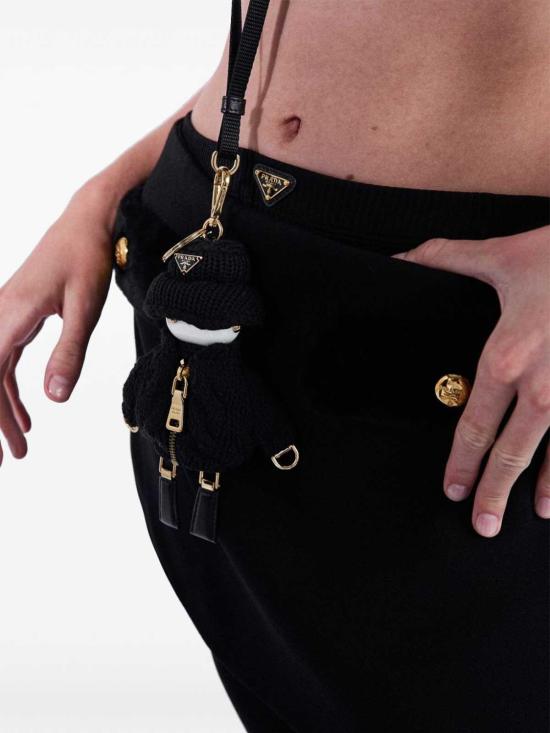  프라다 플레어 팬츠 3216416S9SOOOF0002 Black - PRADA