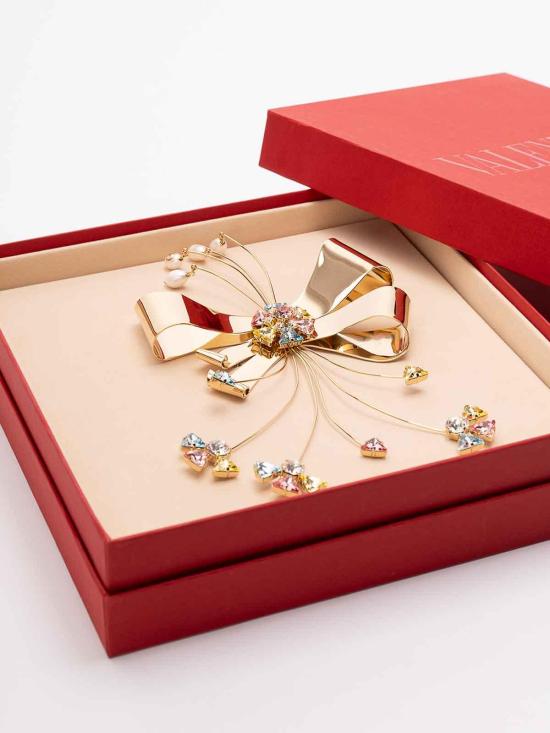  발렌티노 가라바니 브로치 6W2J0X52XUFQXR Multicolour - VALENTINO GARAVANI