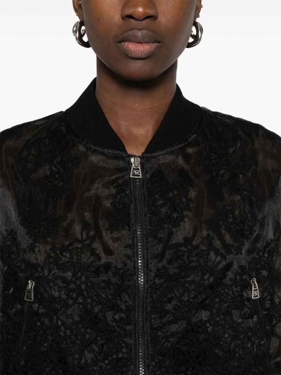  에르마노 설비노 봄버 자켓 D460D308TYW95708 Black - ERMANNO SCERVINO