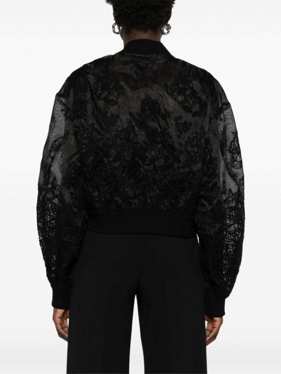  에르마노 설비노 봄버 자켓 D460D308TYW95708 Black - ERMANNO SCERVINO