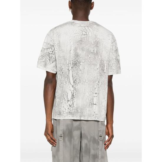 25SS 아크네 스튜디오 반팔 티셔츠 CL0298 BLACK GREY WHITE - ACNE STUDIOS