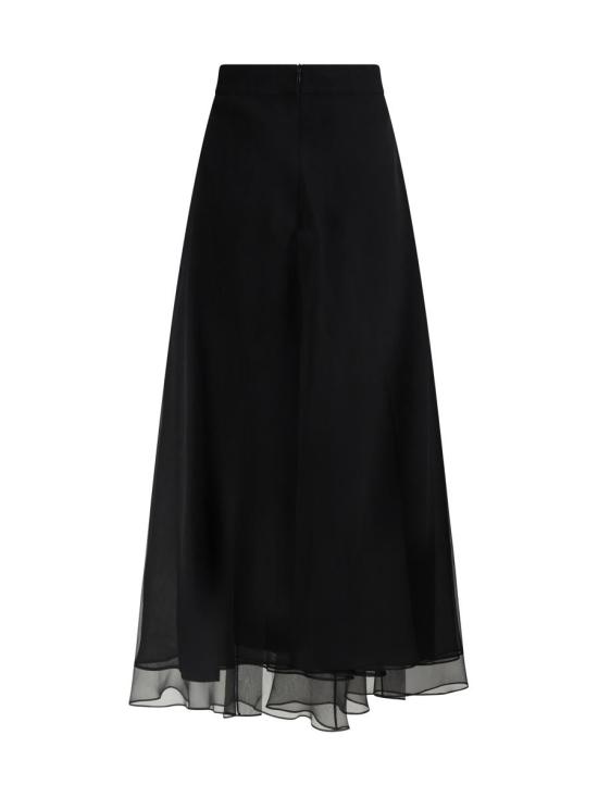 25SS 브루넬로 쿠치넬리 숏 스커트 MF940G3810 C101 Black - BRUNELLO CUCINELLI