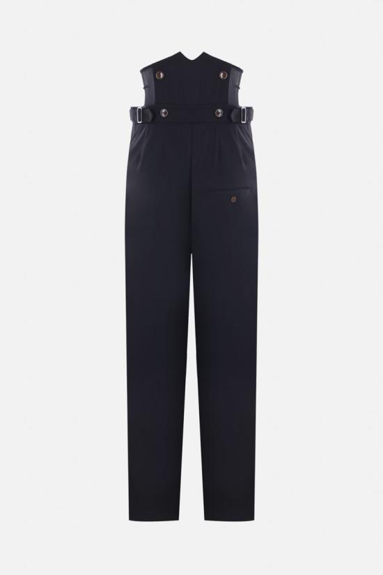 24FW 비비안웨스트우드 스트레이트 팬츠 1F01000LW00QNAAAK401 BLUE - VIVIENNE WESTWOOD