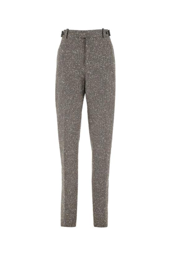  보테가베네타 헤링본 하이웨이스트 울 트라우저 숏팬츠 664620V0WM0 1168