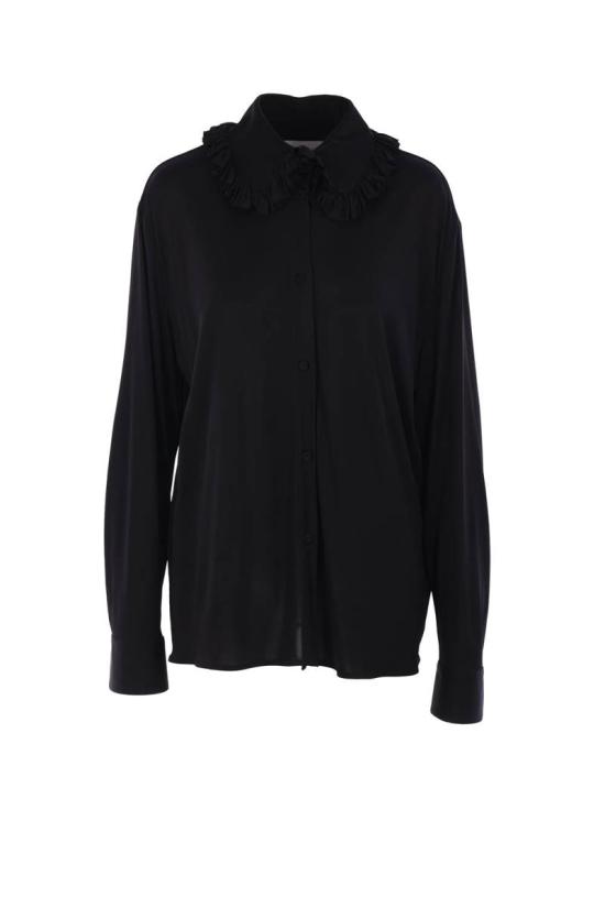 25SS 질샌더 셔츠 J03DL0192J20227001 Black