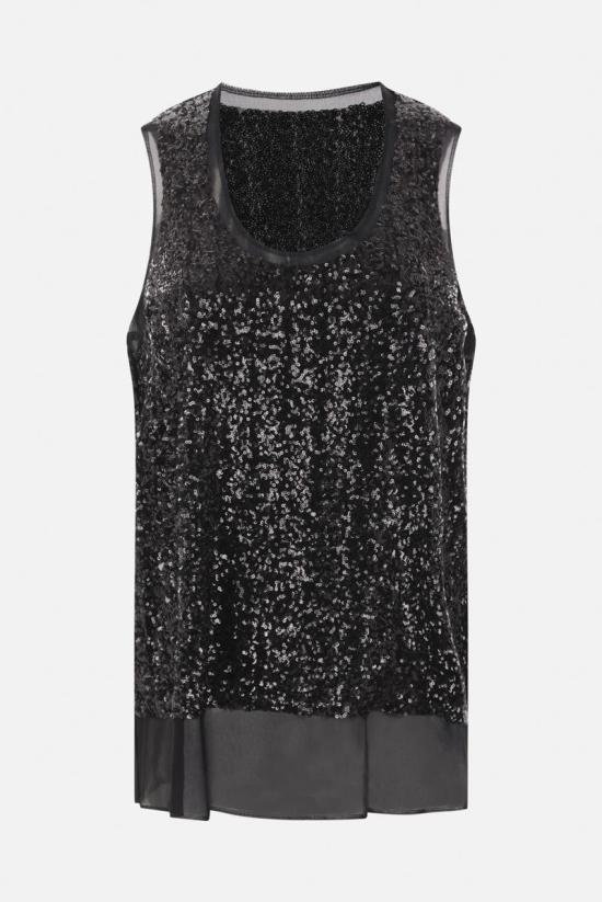 24FW 꼼데가르송 민소매 티셔츠 GNB019W241BLACKXBLACK BLACK BLACK