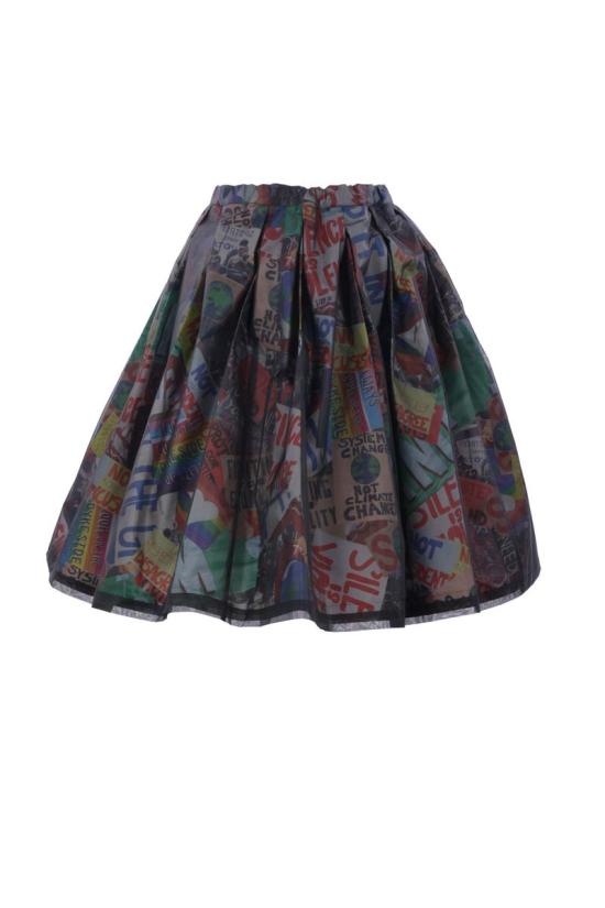 25SS 꼼데가르송 숏 스커트 GOS003S251BLACKMULTI BLACK MULTI