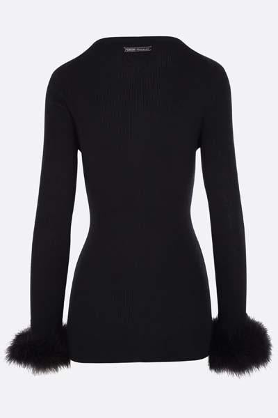  프라다 가디건 P25L63S23112DYF0002 Black - PRADA