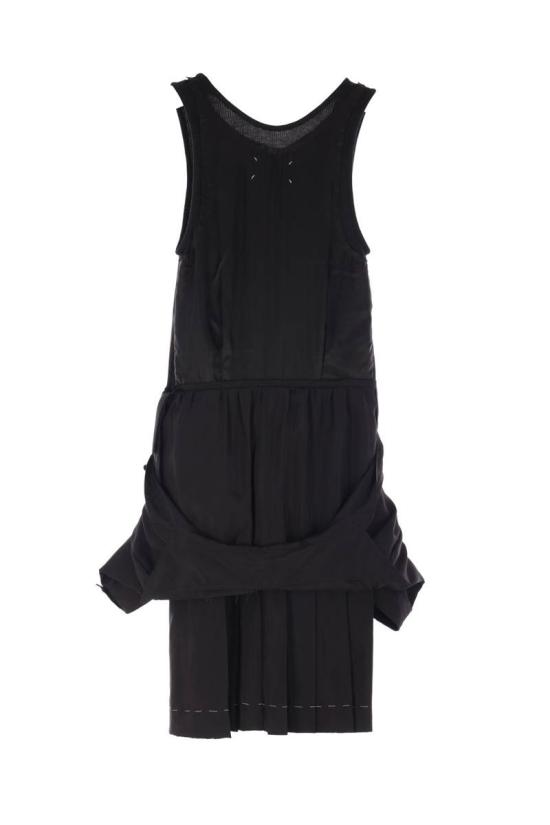 25SS 마르지엘라 미디 원피스 S51DD0029MTN059900 BLACK ANTHRACITE - MAISON MARGIELA