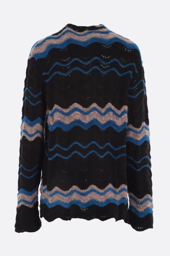  비텔리 스웨터 VIT0031J14BLACKBLUE BLACK BLUE - VITELLI