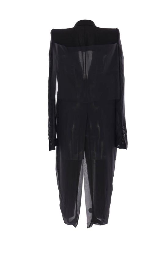 25SS 릭 오웬스 케이프 RO01E7955STU09 Black - RICK OWENS