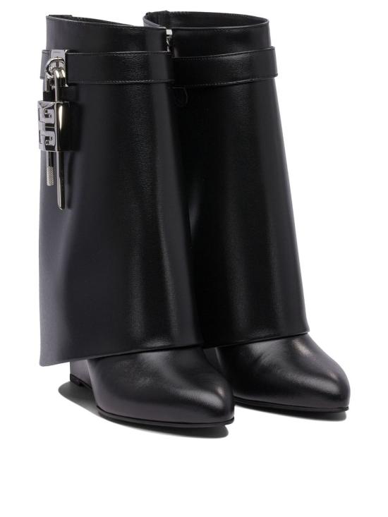 25FW 지방시 샤크 락 앵클부츠 BE602RE147 001 Black - GIVENCHY