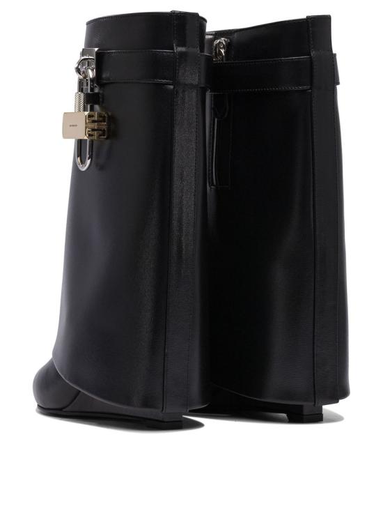 25FW 지방시 샤크 락 앵클부츠 BE602RE147 001 Black - GIVENCHY