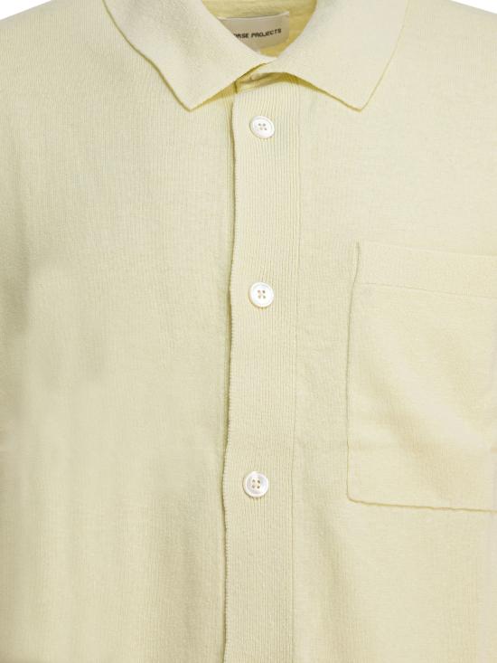  노스프로젝트 반팔 셔츠 N45 05723043 Yellow - NORSE PROJECTS