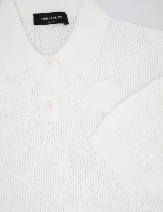 25SS 파비아나 필리피 탑 MAD265F064D290 21 White - FABIANA FILIPPI