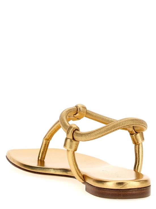  지안비토로시 샌들 G3239505CUONPSMEKO GOLD - GIANVITO ROSSI