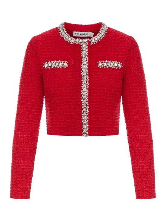 25SS 셀프 포트레이트 아우터 RS25918CRRED