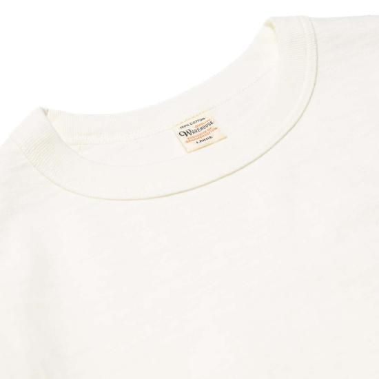  웨어하우스 긴팔 티셔츠 앤코 5906 긴팔 크루넥 티셔츠 오프화이트 - WAREHOUSE