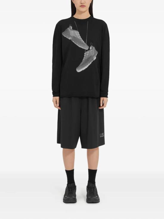 25SS MM6 X 살로몬 긴팔 티셔츠 S52GC0346M20101 900 - MM6 X SALOMON