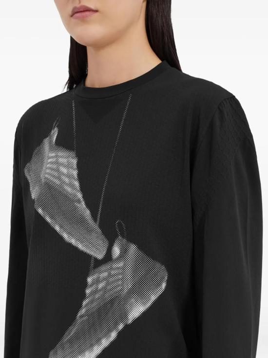 25SS MM6 X 살로몬 긴팔 티셔츠 S52GC0346M20101 900 - MM6 X SALOMON