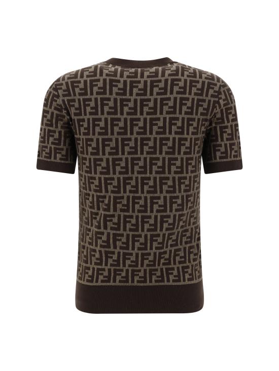 26SS 펜디 FF 코튼 스웨터 FZXC72ASJT F0GGE BROWN - FENDI