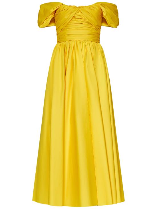 25SS 지암바티스타 발리 미디 원피스 25SSPVTE516240POP 2850 Yellow