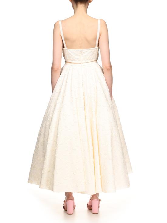 25SS 지암바티스타 발리 롱 원피스 25SSPVTE517024EMB 1101 White - GIAMBATTISTA VALLI