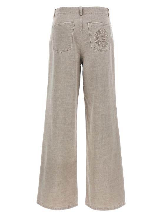 25FW 펜디 데님 팬츠 FLP863ASMBF1RX9 Gray - FENDI