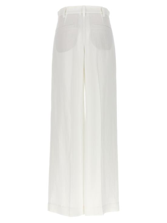 24FW 브루넬로 쿠치넬리 스트레이트 팬츠 MH126P8512C600 White - BRUNELLO CUCINELLI