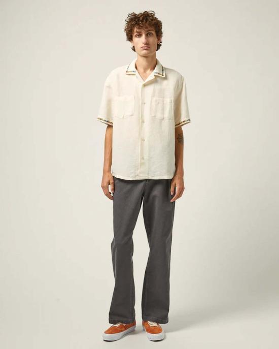  Corridor 반팔 셔츠 코리더 내추럴 로즈 체인 반팔 - CORRIDOR